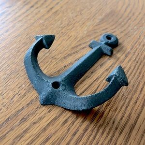 Home Sweet Houseboat metal anchor wall hook Modcloth